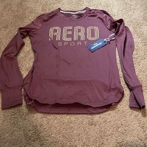 NWT Aero Sport Long Sleeve Tee- Small